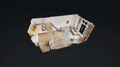 Coin salon dans l'établissement Bluestay 245 -Duplex sur les Champs-Elysées+Balcon