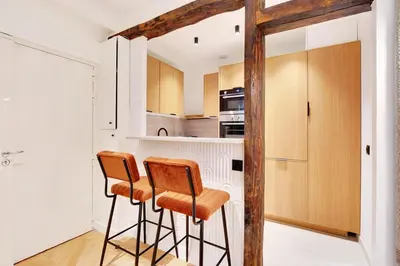 Cuisine ou kitchenette dans l'établissement Saint-Honore - Sublime appartement 3 personnes