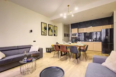 Coin salon dans l'établissement Bluestay 47 - Appartement au cœur de Paris
