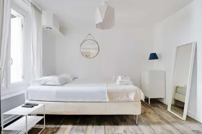 Un ou plusieurs lits dans un hébergement de l'établissement Charming studio - 2P - Center of Paris