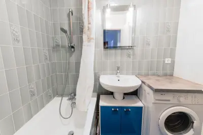Salle de bains dans l'établissement Cosy family flat