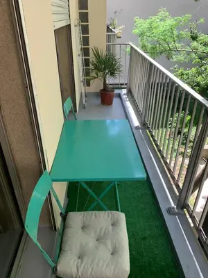 Balcon ou terrasse dans l'établissement Cosy family flat