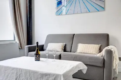 Coin salon dans l'établissement Bluestay 150 - Charmant appartement à Paris
