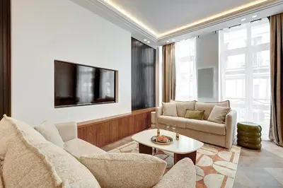 Coin salon dans l'établissement Bluestay 191 - Charmant appartement à Paris
