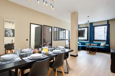 Coin salon dans l'établissement Bluestay 60 - Superbe appartement à Paris