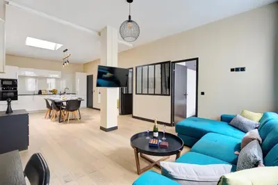 Cuisine ou kitchenette dans l'établissement Bluestay 60 - Superbe appartement à Paris