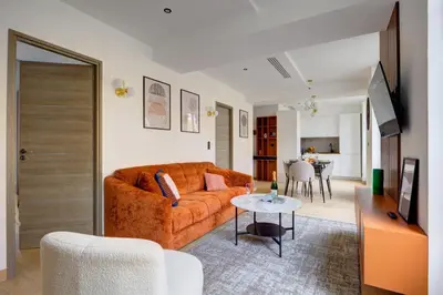 Coin salon dans l'établissement Bluestay 292 - Superbe appartement à Paris 17