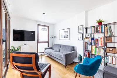 Coin salon dans l'établissement GuestReady - Beau Séjour avec terrasse