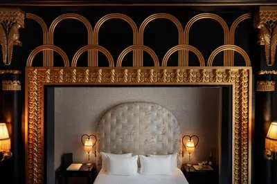 Un ou plusieurs lits dans un hébergement de l'établissement Maison Souquet, Hotel & Spa