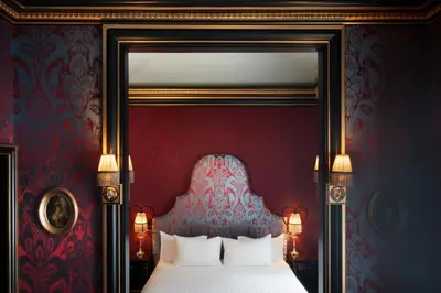 Un ou plusieurs lits dans un hébergement de l'établissement Maison Souquet, Hotel & Spa