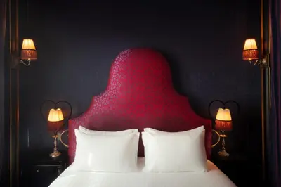 Un ou plusieurs lits dans un hébergement de l'établissement Maison Souquet, Hotel & Spa