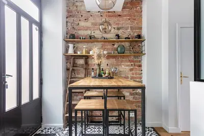 Plan de l'établissement Appartement rénové une chambre avec espace de travail