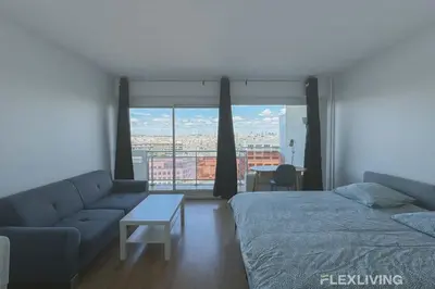Un ou plusieurs lits dans un hébergement de l'établissement Flexliving - room - Saint Amand