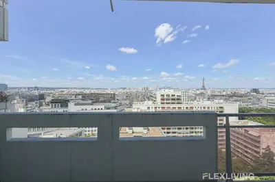 Balcon ou terrasse dans l'établissement Flexliving - room - Saint Amand