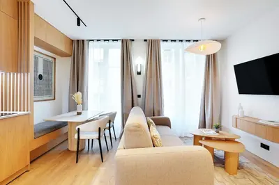Télévision ou salle de divertissement dans l'établissement Beautiful Apartment - 1BR-4P - Le Marais