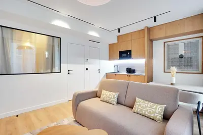 Télévision ou salle de divertissement dans l'établissement Beautiful Apartment - 1BR-4P - Le Marais