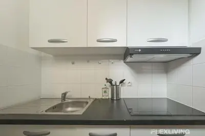 Cuisine ou kitchenette dans l'établissement Flexliving - room - Lemoine