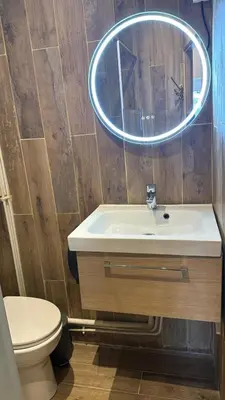 Salle de bains dans l'établissement Studio avec vue sur Sacré-Coeur