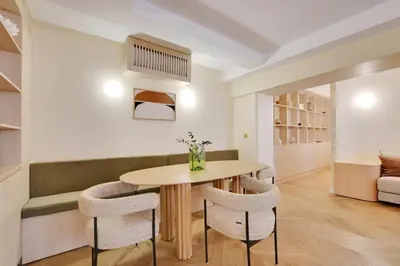 Coin salon dans l'établissement ONIRI - Serviced Apartment in Place Vendôme