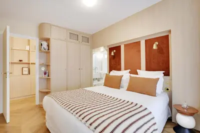 Un ou plusieurs lits dans un hébergement de l'établissement ONIRI - Serviced Apartment in Place Vendôme