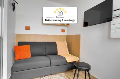 Télévision ou salle de divertissement dans l'établissement Bluestay 289 - Superbe studio à Paris