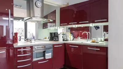 Cuisine ou kitchenette dans l'établissement 3-bedroom apartment Quai des Grands Augustins