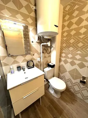Salle de bains dans l'établissement Montparnasse Studio