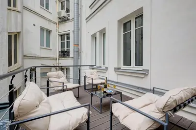 Coin salon dans l'établissement Bluestay 290 - Superbe appartement à Paris 17