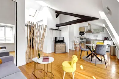Cuisine ou kitchenette dans l'établissement Bluestay 239 - Superbe appartement à Pigalle