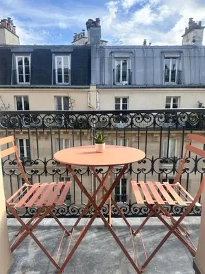 Balcon ou terrasse dans l'établissement Belleville