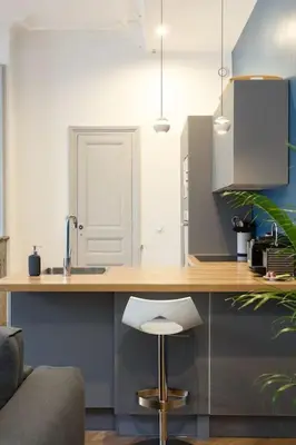 Cuisine ou kitchenette dans l'établissement Renovated spacious Parisian apt near la Madeleine