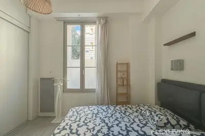 Un ou plusieurs lits dans un hébergement de l'établissement Flexliving - T2 - Servan