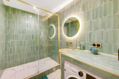 Salle de bains dans l'établissement Appartement d'exception à Neuilly Achille Peretti I