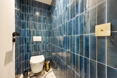 Salle de bains dans l'établissement Appartement d'exception à Neuilly Achille Peretti I