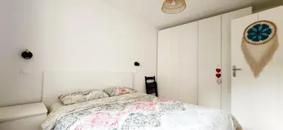 Un ou plusieurs lits dans un hébergement de l'établissement Boulogne, Near Roland Garros