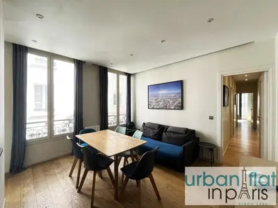 Coin salon dans l'établissement Urban Flat 71 - Amazing Apartment in Le Marais