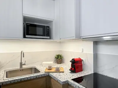 Cuisine ou kitchenette dans l'établissement Porte de Versailles - Executive apartment with lift for 4