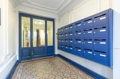 Plan de l'établissement Gare du Nord Confortable pied à terre avec patio