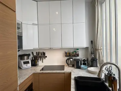 Cuisine ou kitchenette dans l'établissement Calm & Charming Atelier in Paris