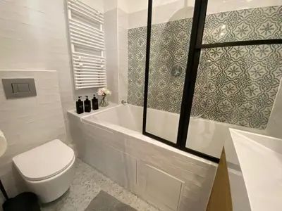 Salle de bains dans l'établissement Calm & Charming Atelier in Paris