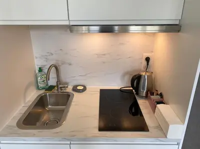 Cuisine ou kitchenette dans l'établissement Charmant perchoir plein sud à Boulogne !