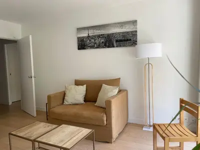 Plan de l'établissement Charmant 2 pièces vue sur jardin
