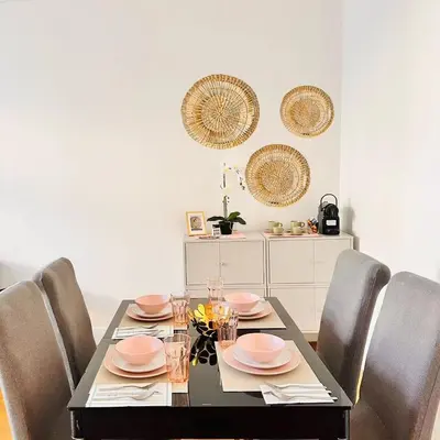 Coin salon dans l'établissement 2 bedrooms in marais