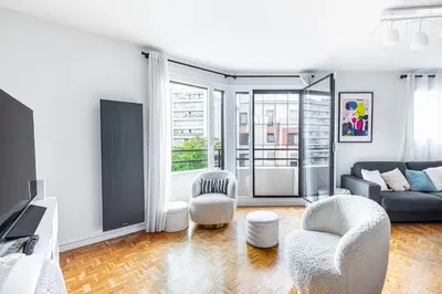Coin salon dans l'établissement GuestReady - Séjour familial dans le 20ème