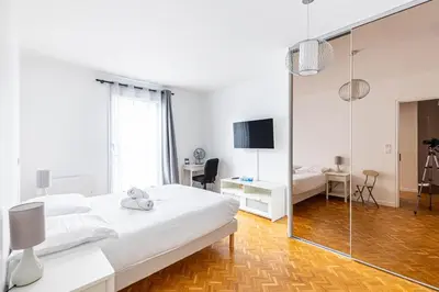 Un ou plusieurs lits dans un hébergement de l'établissement GuestReady - Séjour familial dans le 20ème