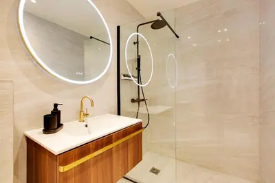 Salle de bains dans l'établissement Appart lumineux 4 personnes