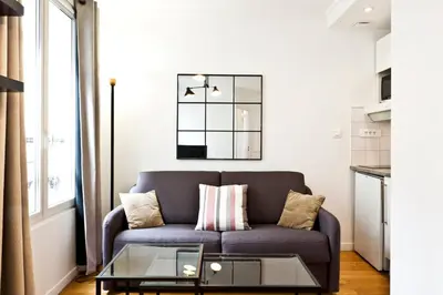 Coin salon dans l'établissement Bluestay 275 - Charmant Appartement à Paris