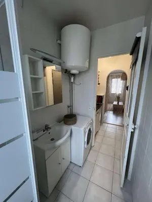 Salle de bains dans l'établissement Charmant appartement aux Portes de Paris - 2PAX