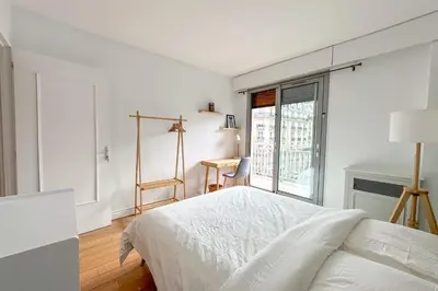 Un ou plusieurs lits dans un hébergement de l'établissement Flexliving - sublime flat - Ternes