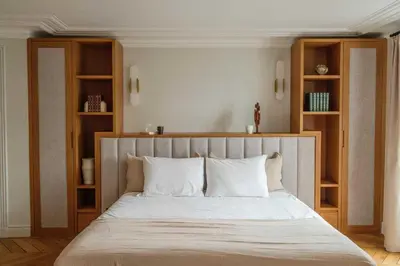Un ou plusieurs lits dans un hébergement de l'établissement Exceptional Duplex - AC-4BR-8P- close to Marais